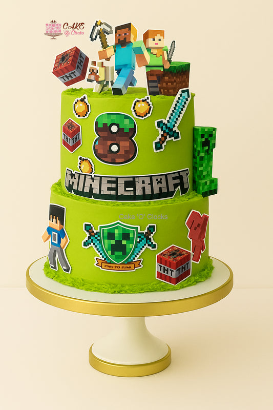 Epic Minecraft TNT Cake