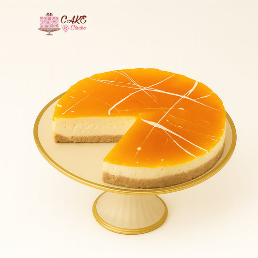 Mango Baked Cheesecake