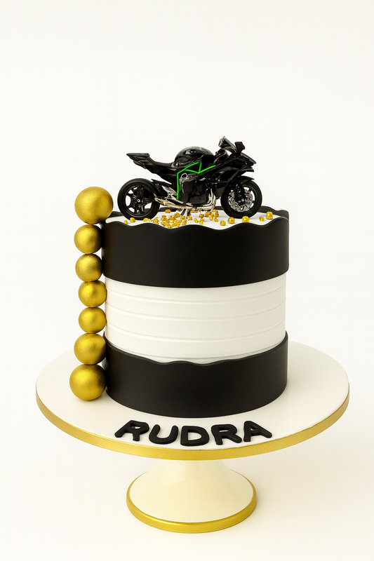Bike Rider Theme Cake