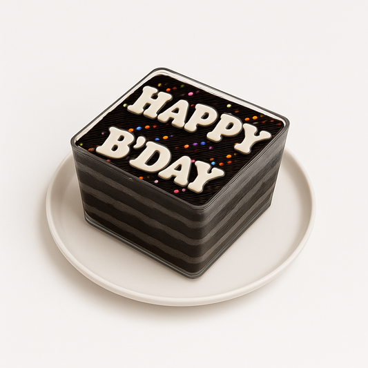 Chocolate Birthday Tub Cake