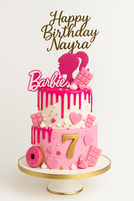 Barbie Dream Drip Cake