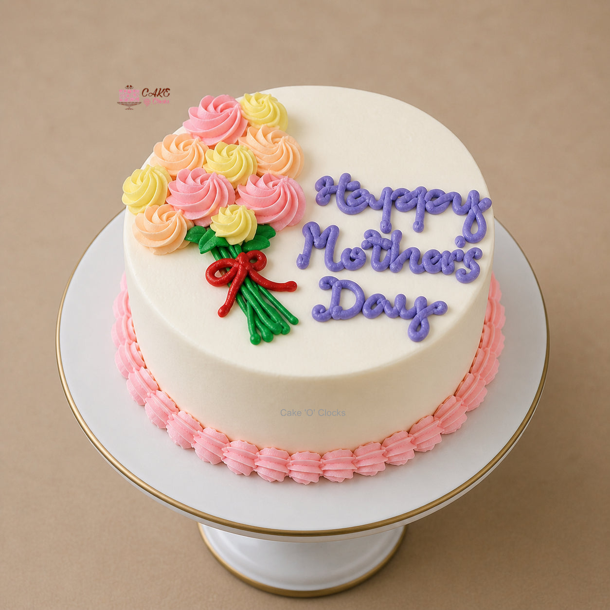 Mother’s Day Bouquet Cake
