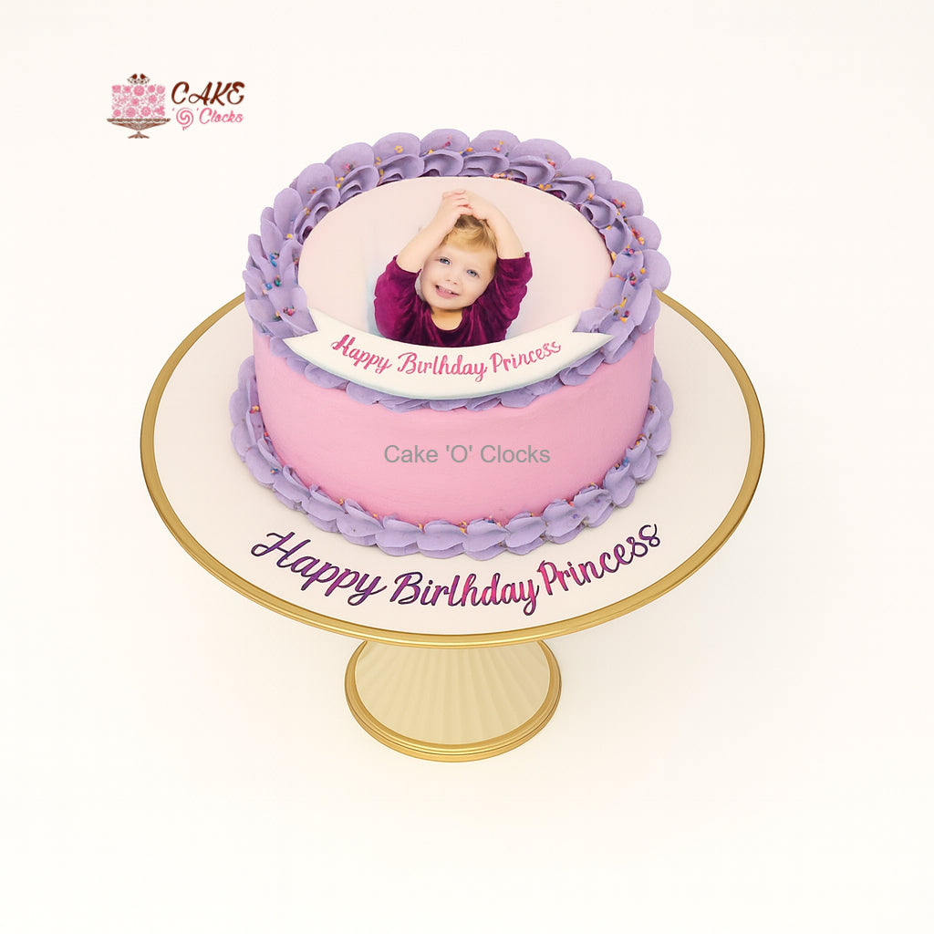 Princess Photo Birthday Cake