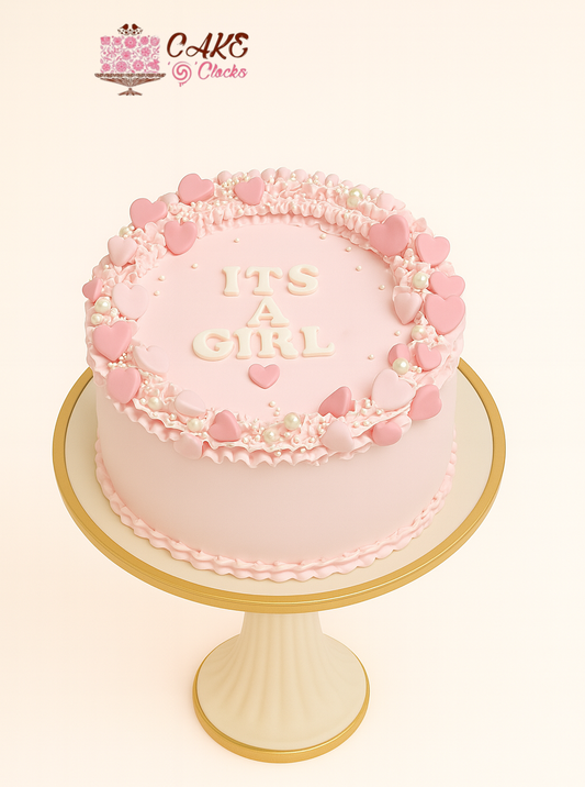 It’s a Girl Baby Shower Cake