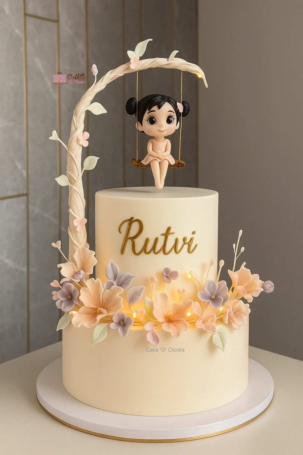 Swing Floral Cake