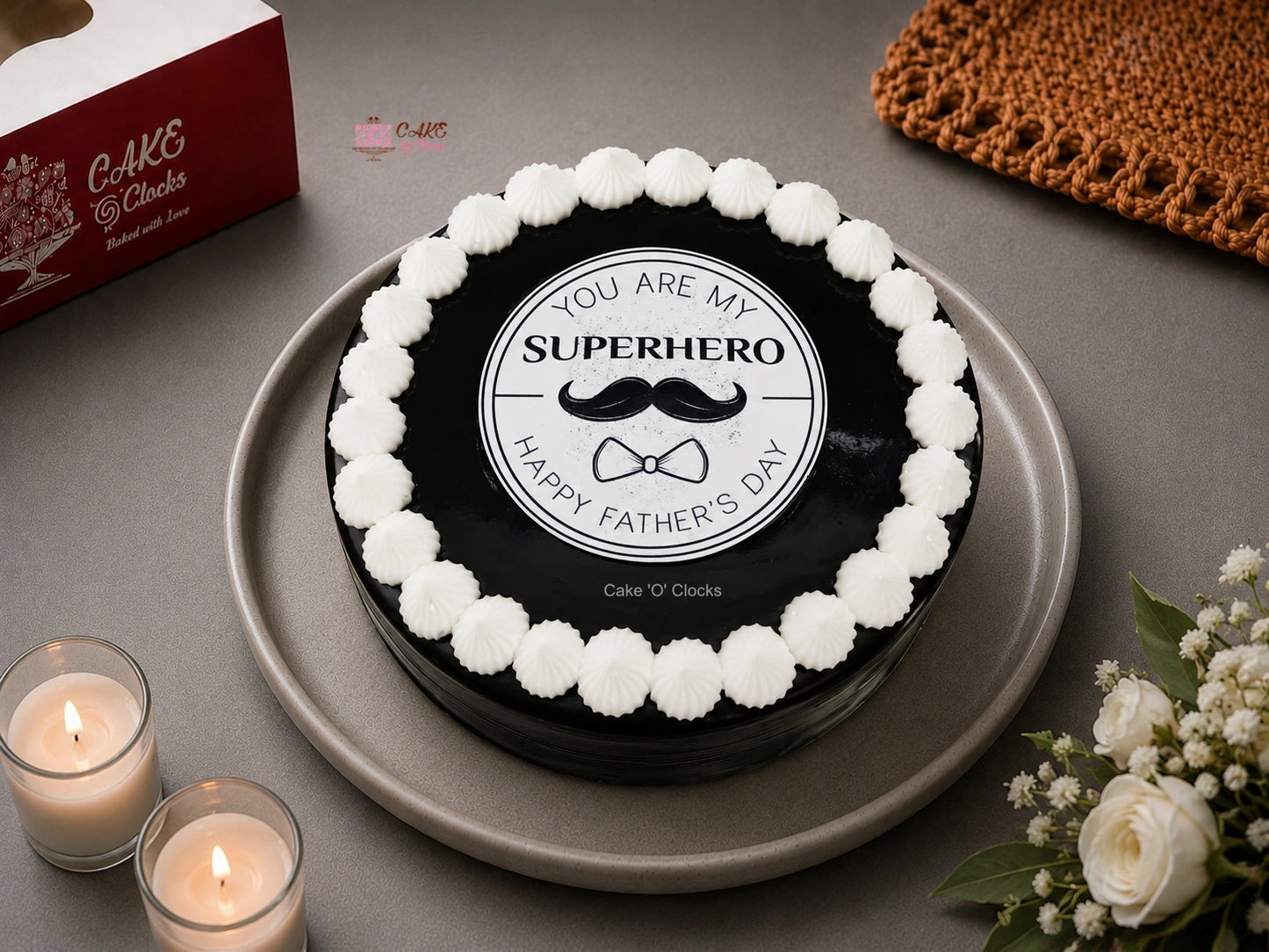 Superhero Father's Day Cake